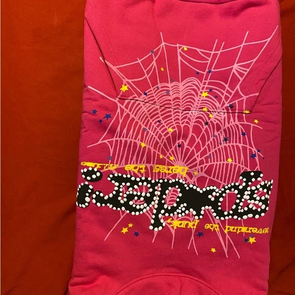 Sp5der P*ink Hoodie - Picture 7 of 11